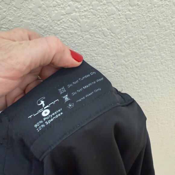 Tucann Striped Green Camo 5" Lined Stretch Swim Trunks Shorts Mens size Small - Picture 5 of 10